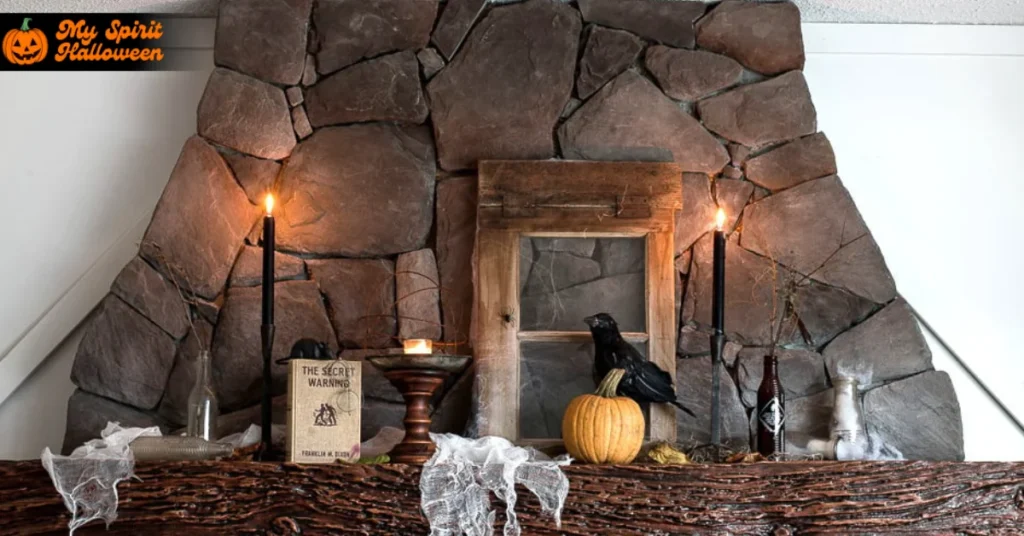 20 Spooky And Creative Halloween Mantel Ideas