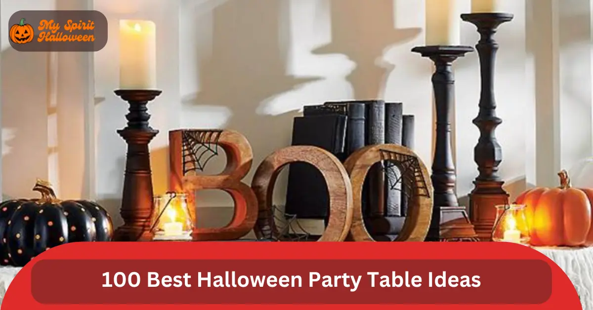 halloween party table ideas