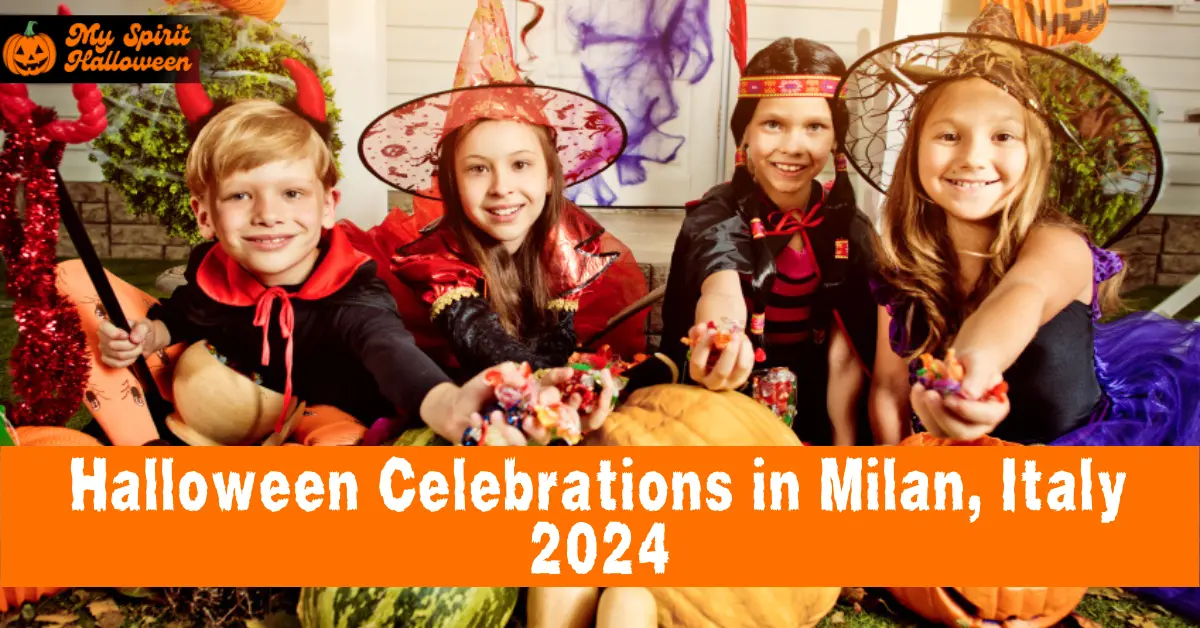 Halloween Celebrations in Milan, Italy 2024