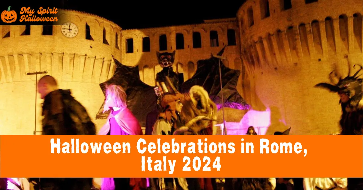 Halloween Celebrations in Rome, Italy 2024