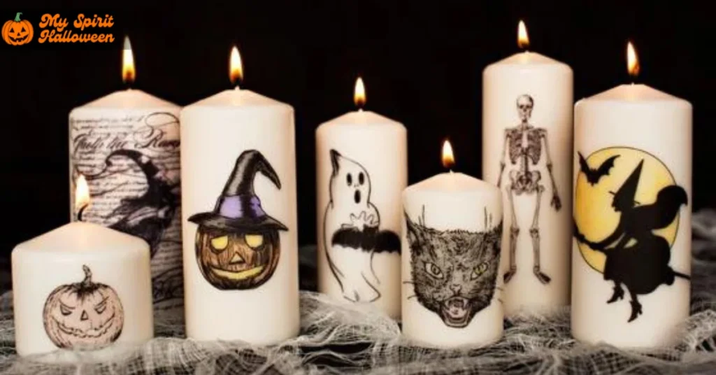 Halloween-Themed Candles