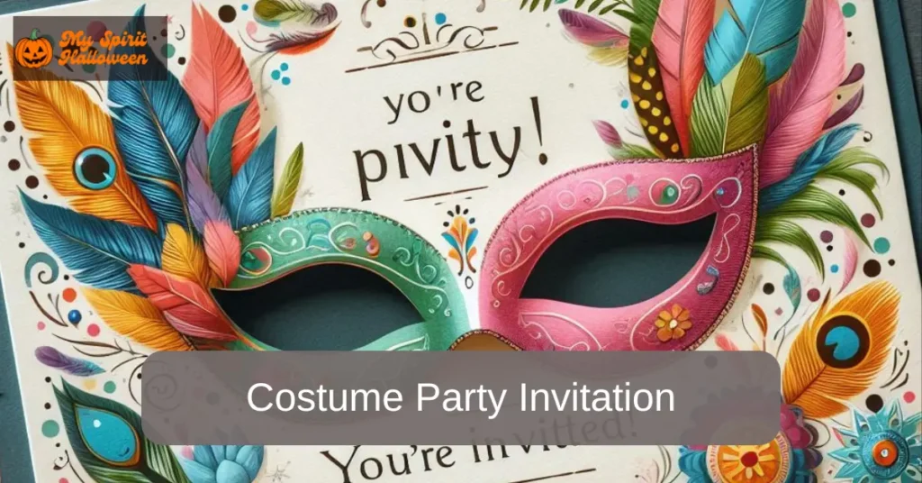 Costume Party Invitation