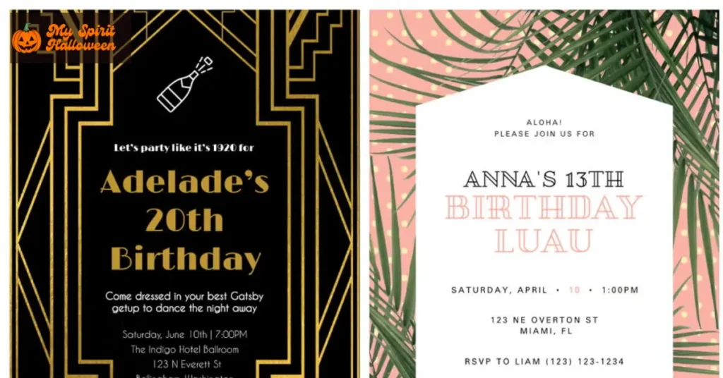 Themed Invitations: Set the Mood Early