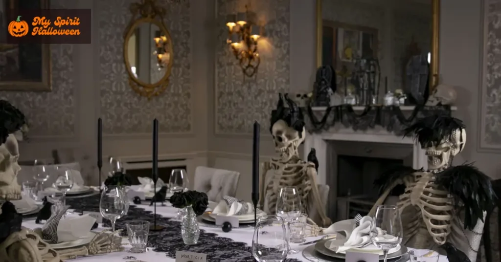 Classic Haunted Mansion Table Setting