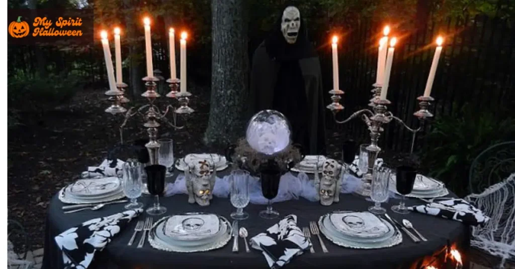 Ghostly White Table Setting