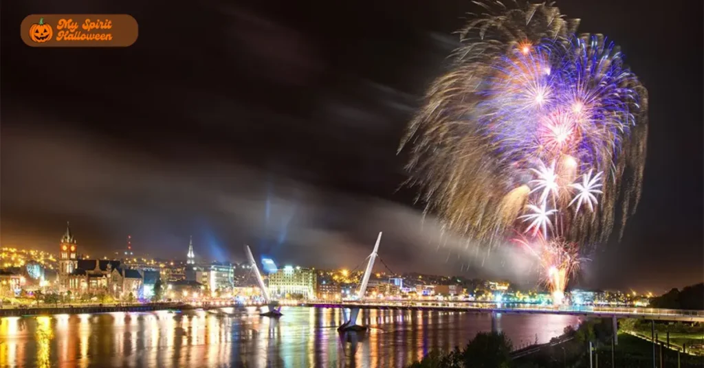 Derry Halloween Fireworks Display