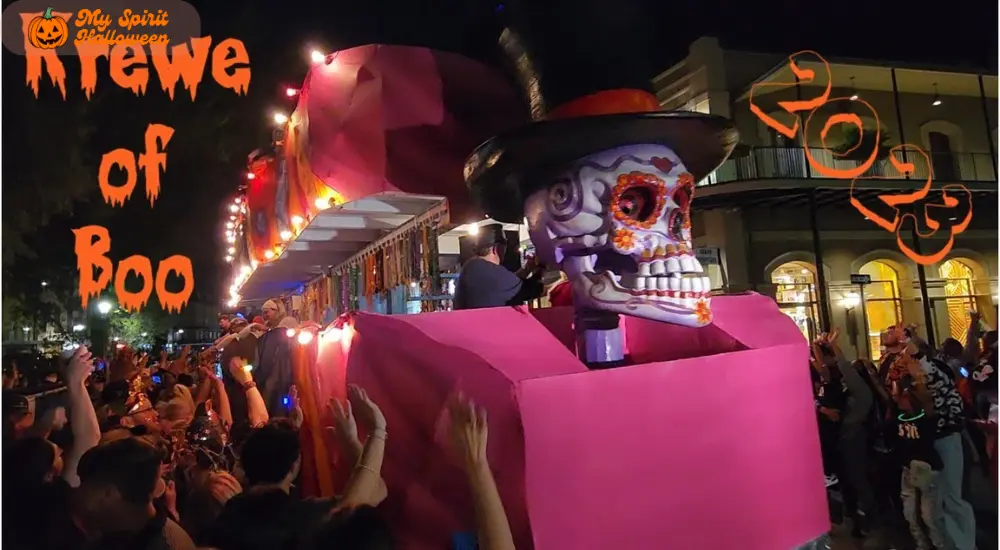 Krewe of Boo Parade Highlights - Floats, Music, and Thrills